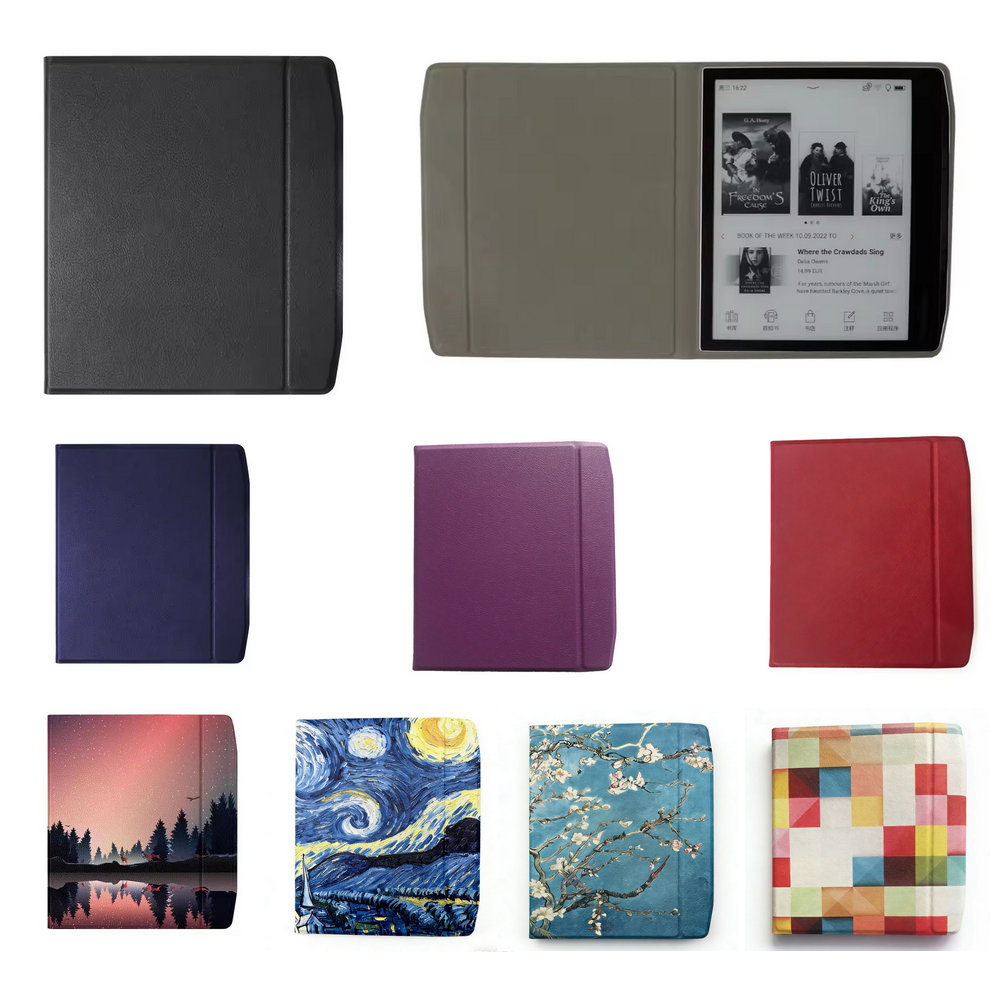 Briefcase Leather Slim - Funda inteligente delgada para Pocketbook 700