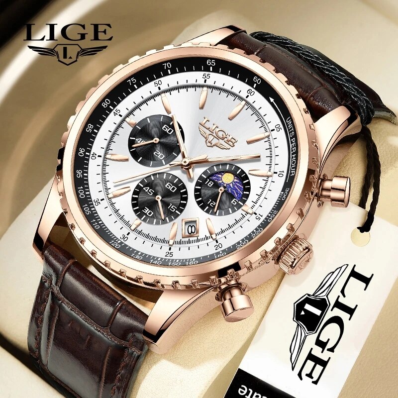 Luxury Bags Brands List - LIGE-reloj deportivo de lujo para hombres,
