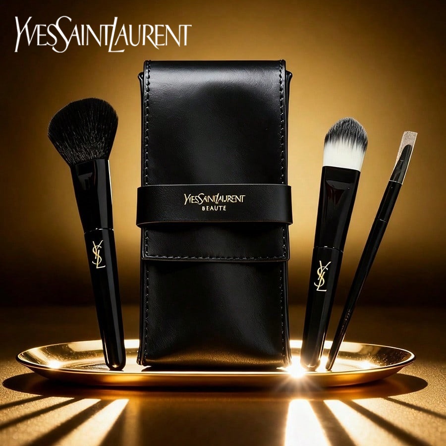 Luxury Designer Bags Ysl - Kit de Brochas de Maquillaje Esenciales