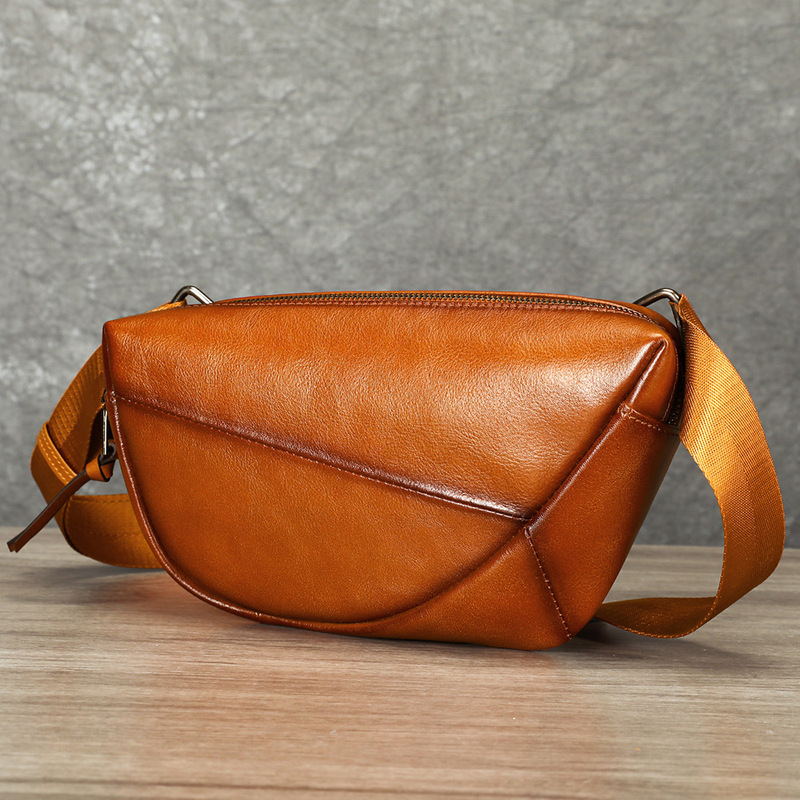 Saddle Bag Distressed - Bolso de pecho para hombre de