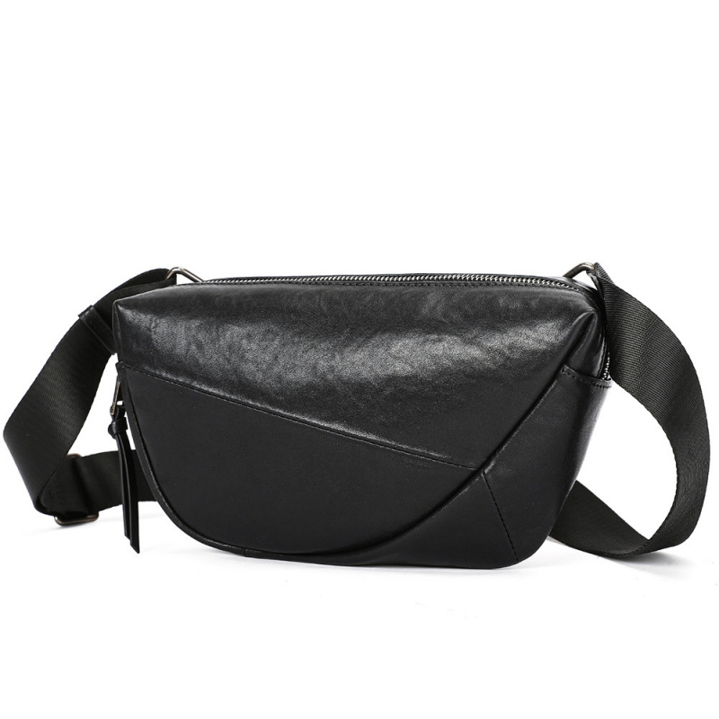 Saddle Bag Distressed - Bolso de pecho vintage de cuero