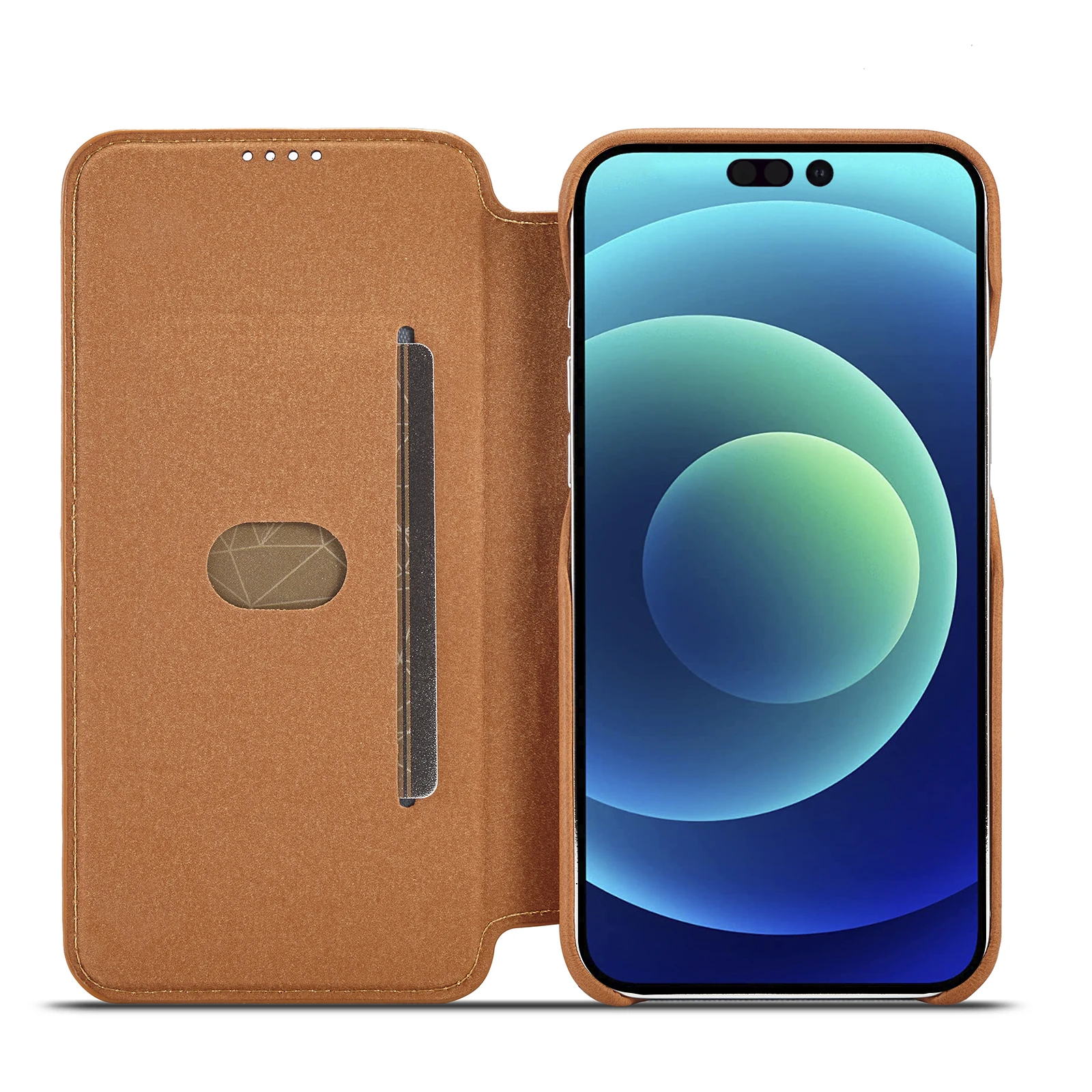 Funda magnética de cuero con t - Briefcase Leather Slim reseña y precio