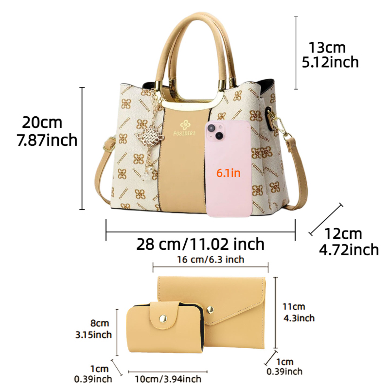 Bolsos de Mano Estampados de L - Luxury Bags For Women reseña y precio