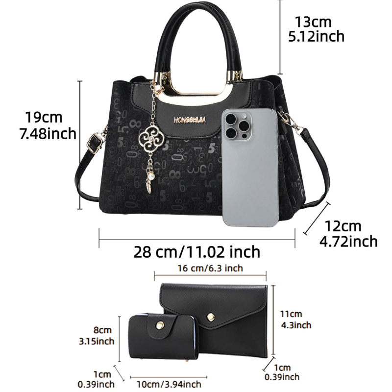 Conjunto de 3 Bolsos de Mano p - Luxury Bags For Women reseña y precio