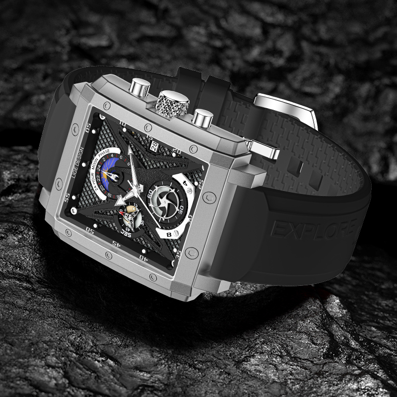 Reloj LIGE de lujo para hombre - Luxury Bags Brands List reseña y precio