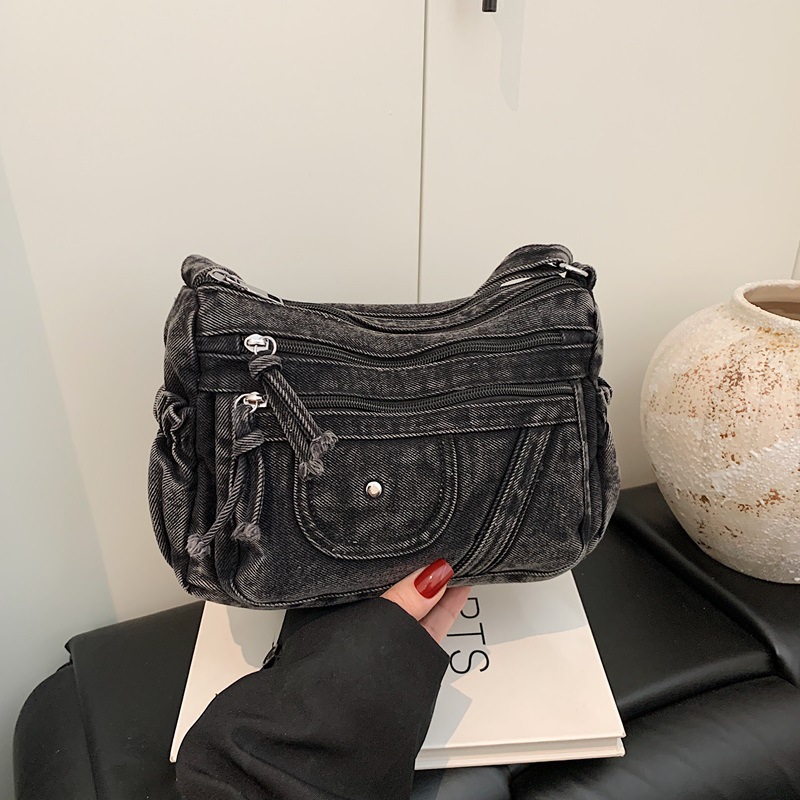 Bolso de mezclilla azul retro  - Luxury Bags Vip reseña y precio