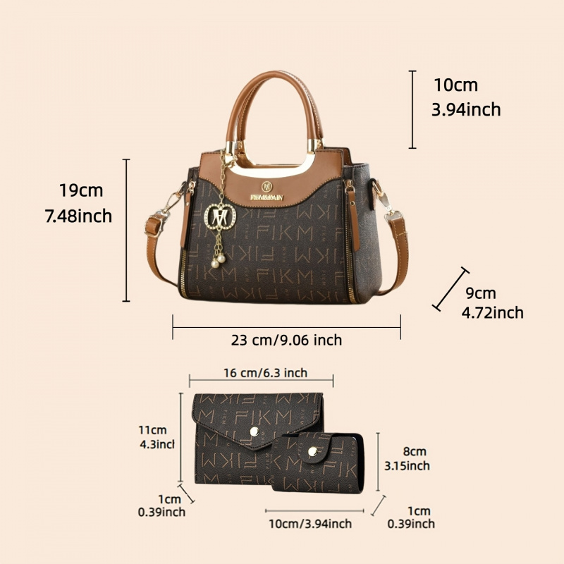 Conjunto de 3 piezas de bolsos - Luxury Bags For Women reseña y precio