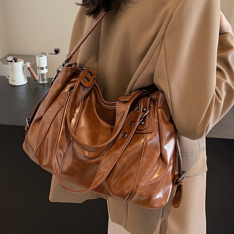 Bolso de mano de cuero vintage - Luxury Bags Vip reseña y precio
