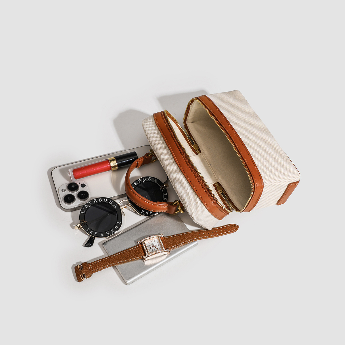 Fiambrera empalmada de lona Re - Luxury Bags Jacquemus reseña y precio