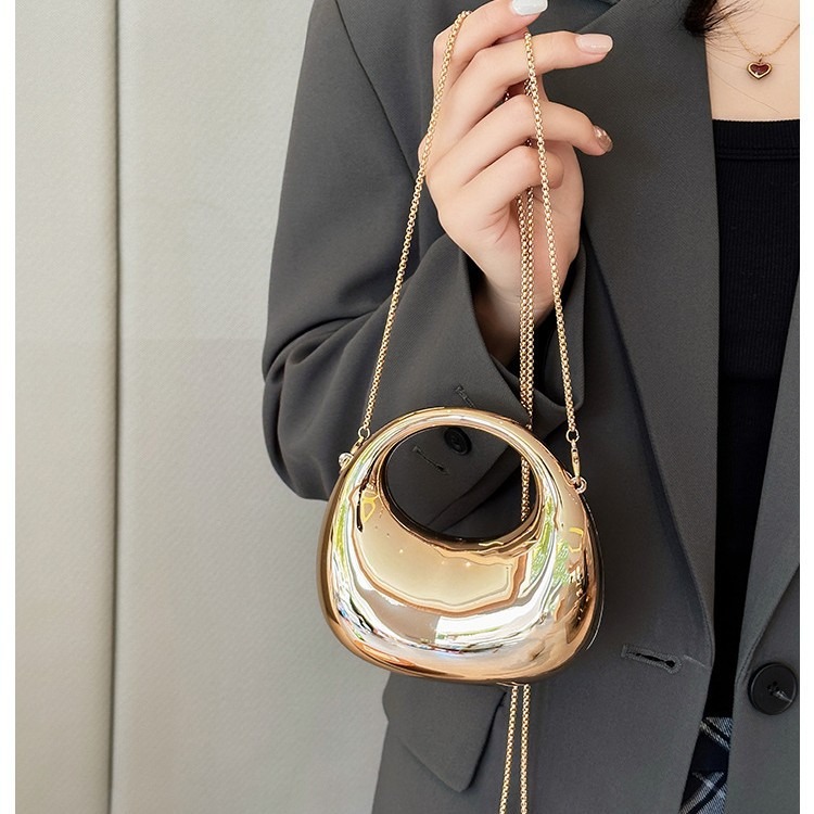 Mini Bolso de Noche Dorado, Bo - Luxury Bags For Women reseña y precio