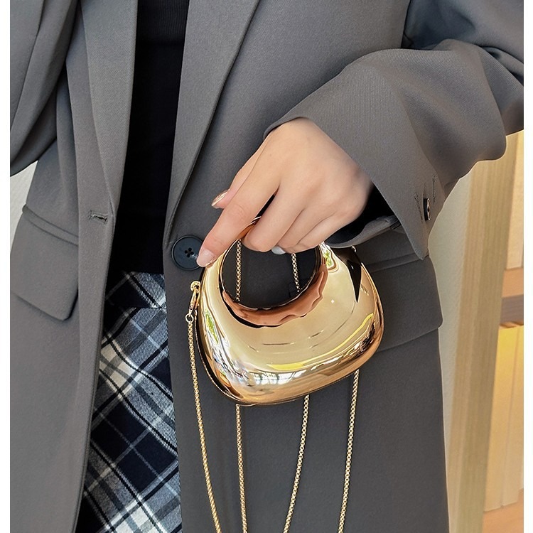 Mini Bolso de Noche Dorado, Bo - Luxury Bags For Women reseña y precio