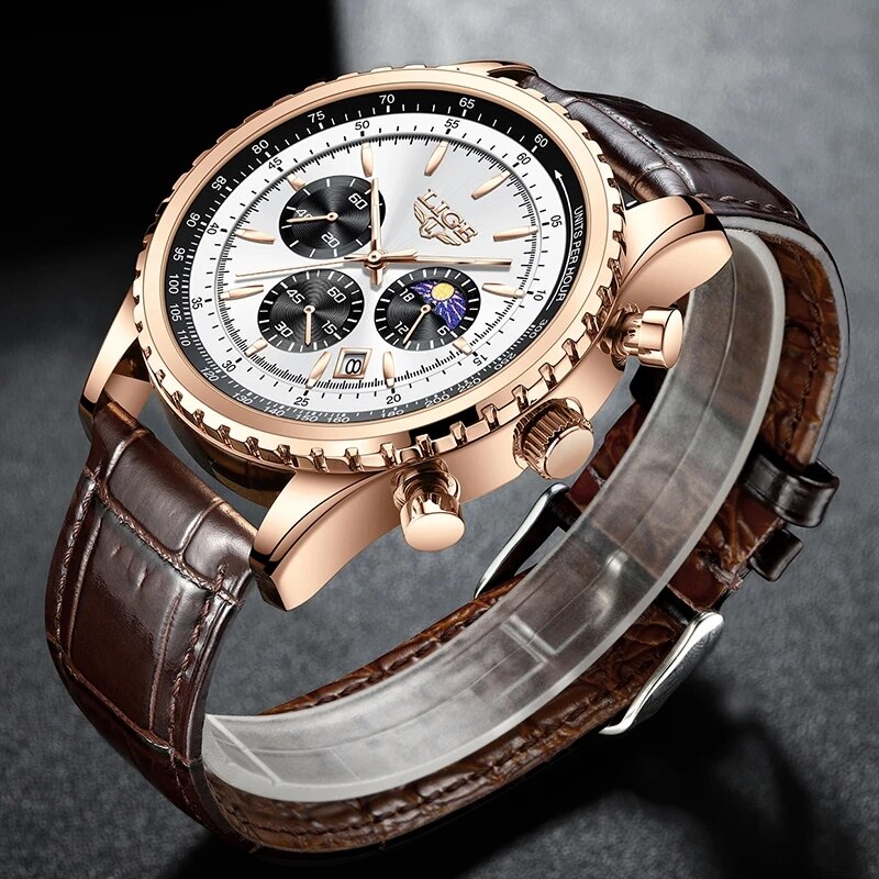 LIGE-reloj deportivo de lujo p - Luxury Bags Brands List reseña y precio