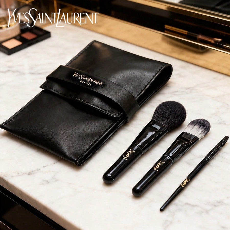 Kit de Brochas de Maquillaje E - Luxury Designer Bags Ysl reseña y precio