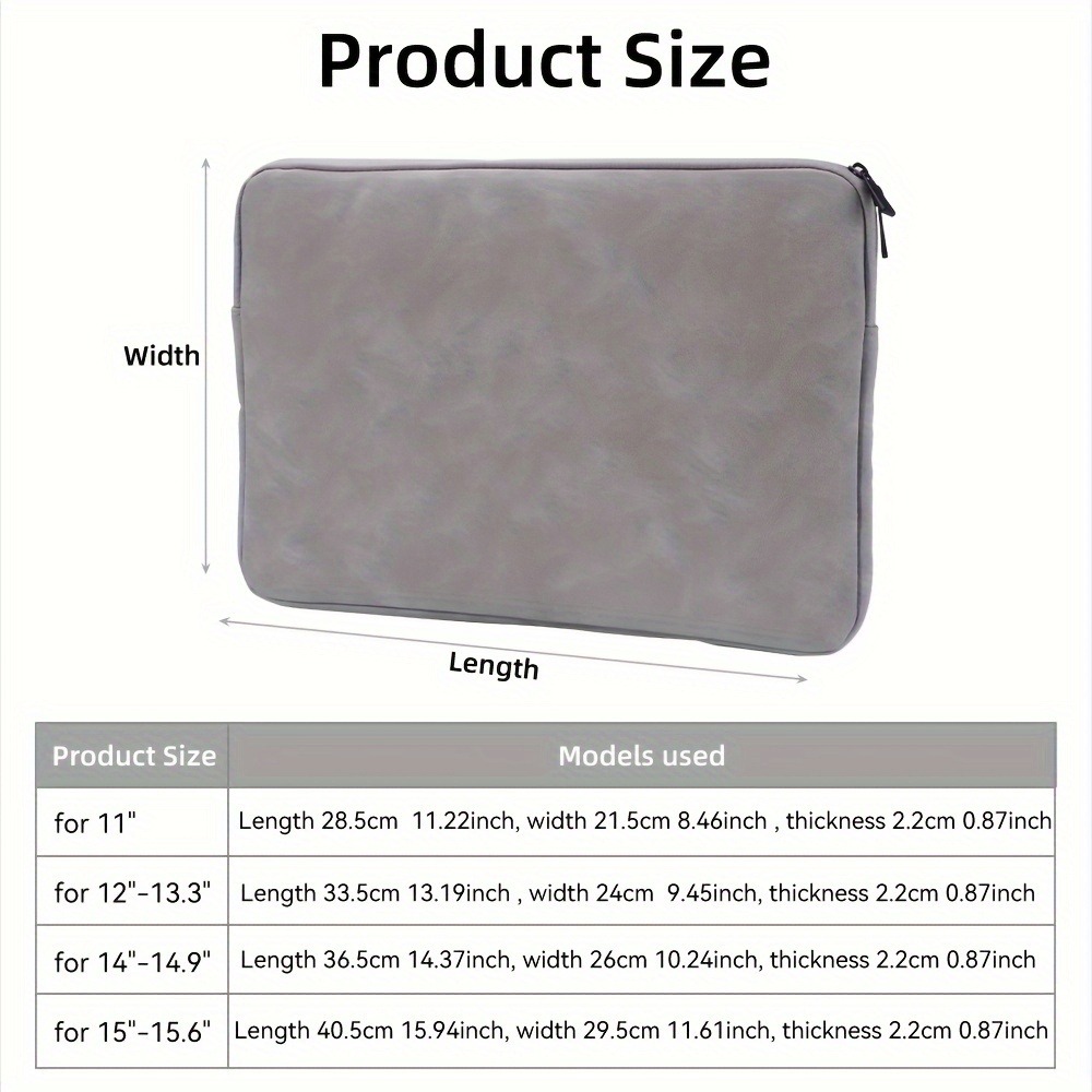Bolsa protectora de cuero PU p - Briefcase Leather Slim reseña y precio