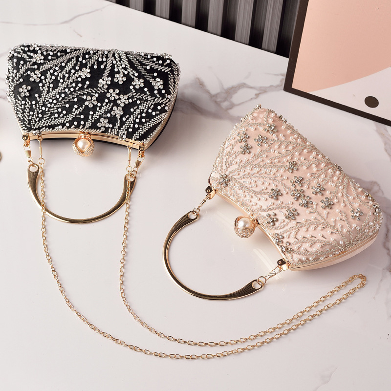 Bolso de mano negro con cuenta - Luxury Bags In China Wholesale reseña y precio