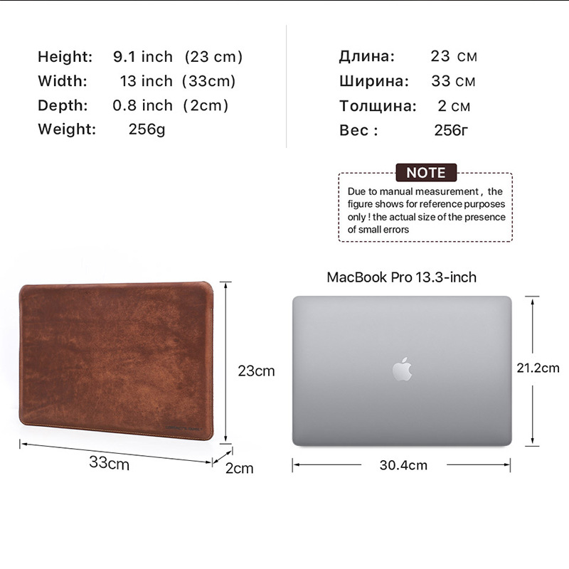 Funda para portátil de cuero C - Briefcase Leather Slim reseña y precio