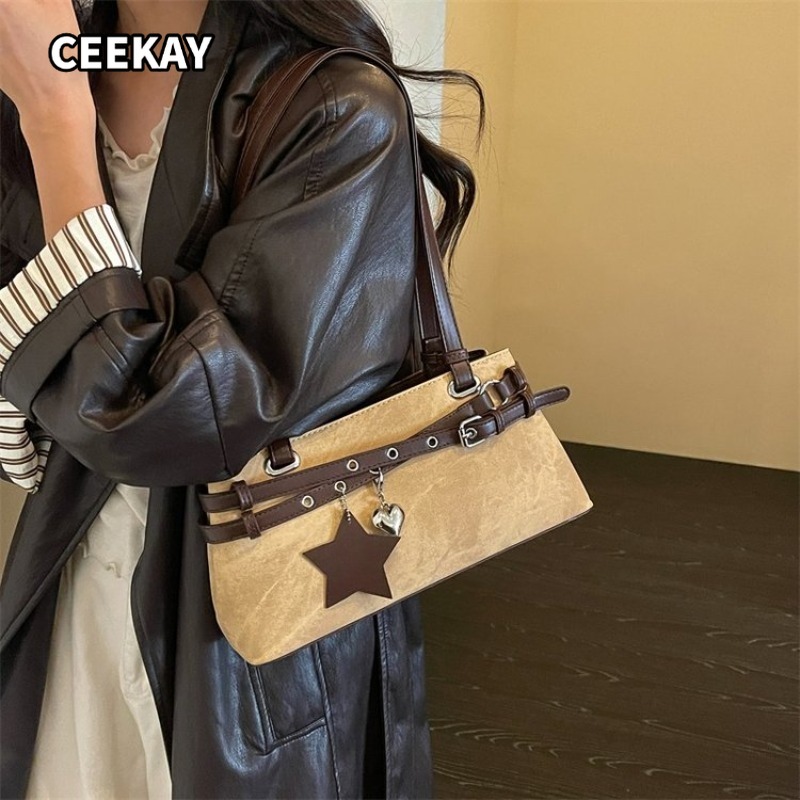 Bolso de mano para mujer CEEKA - Saddle Bag Distressed reseña y precio