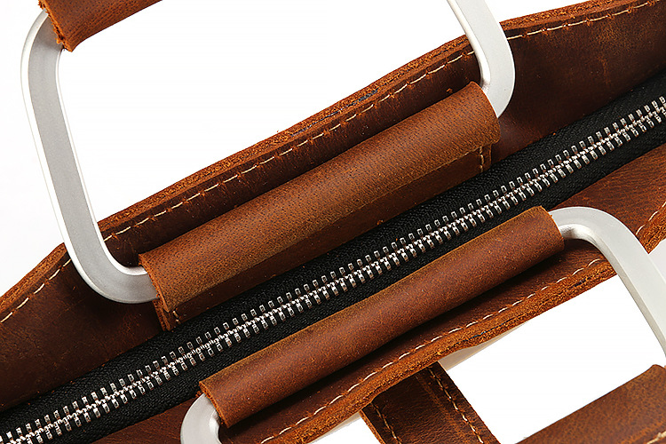 Maletín de cuero Crazy Horse d - Briefcase Leather Slim reseña y precio