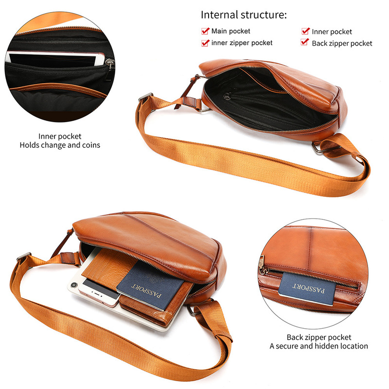 Bolso de pecho para hombre de  - Saddle Bag Distressed reseña y precio