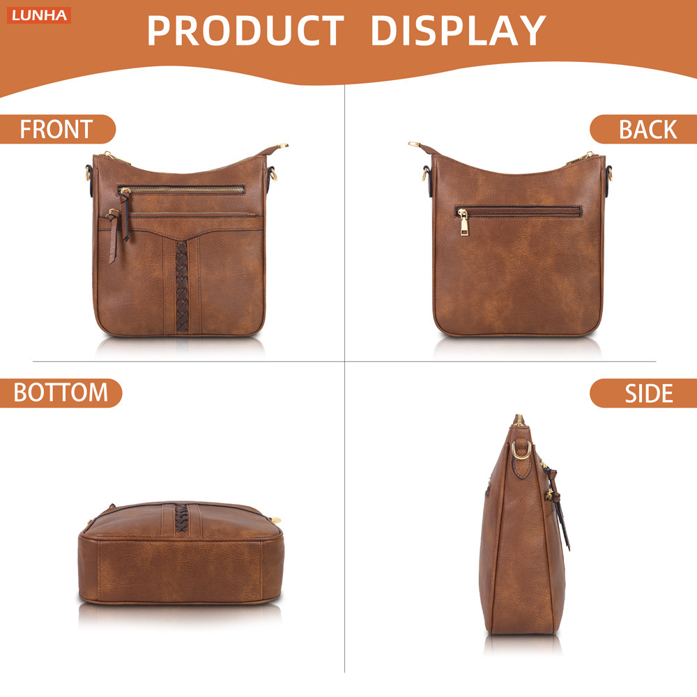 Bolso Bandolera Vintage Trenza - Saddle Bag Distressed reseña y precio