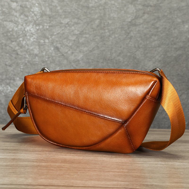 Bolso de pecho vintage de cuer - Saddle Bag Distressed reseña y precio