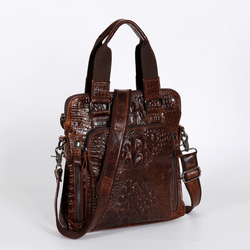 YETTIES Maletín vertical delga - Briefcase Leather Slim reseña y precio