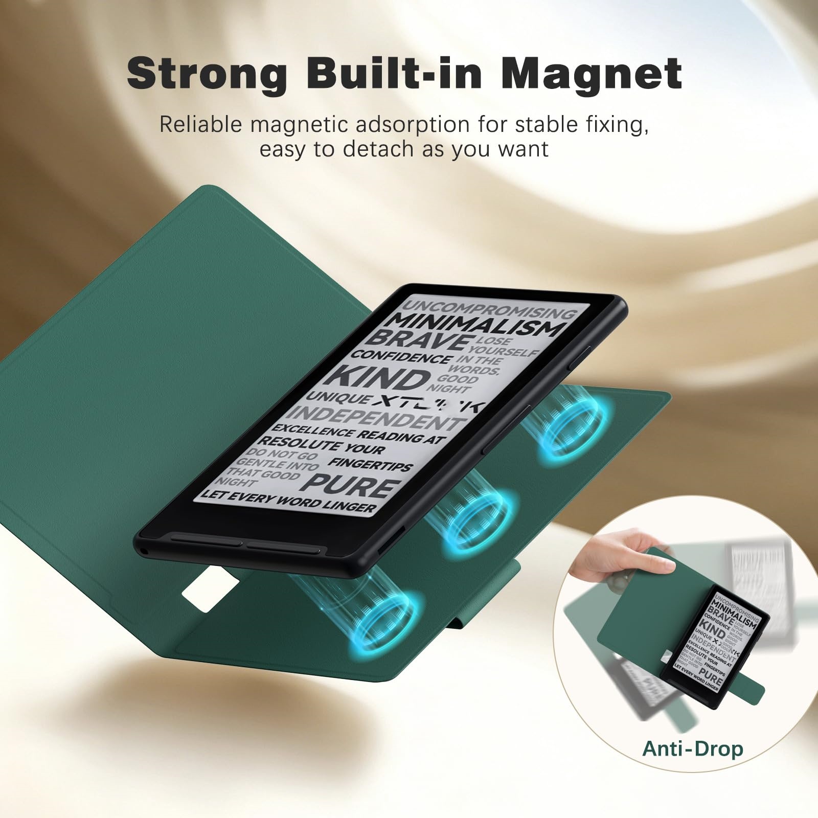 Funda magnética MoKo para lect - Briefcase Leather Slim reseña y precio