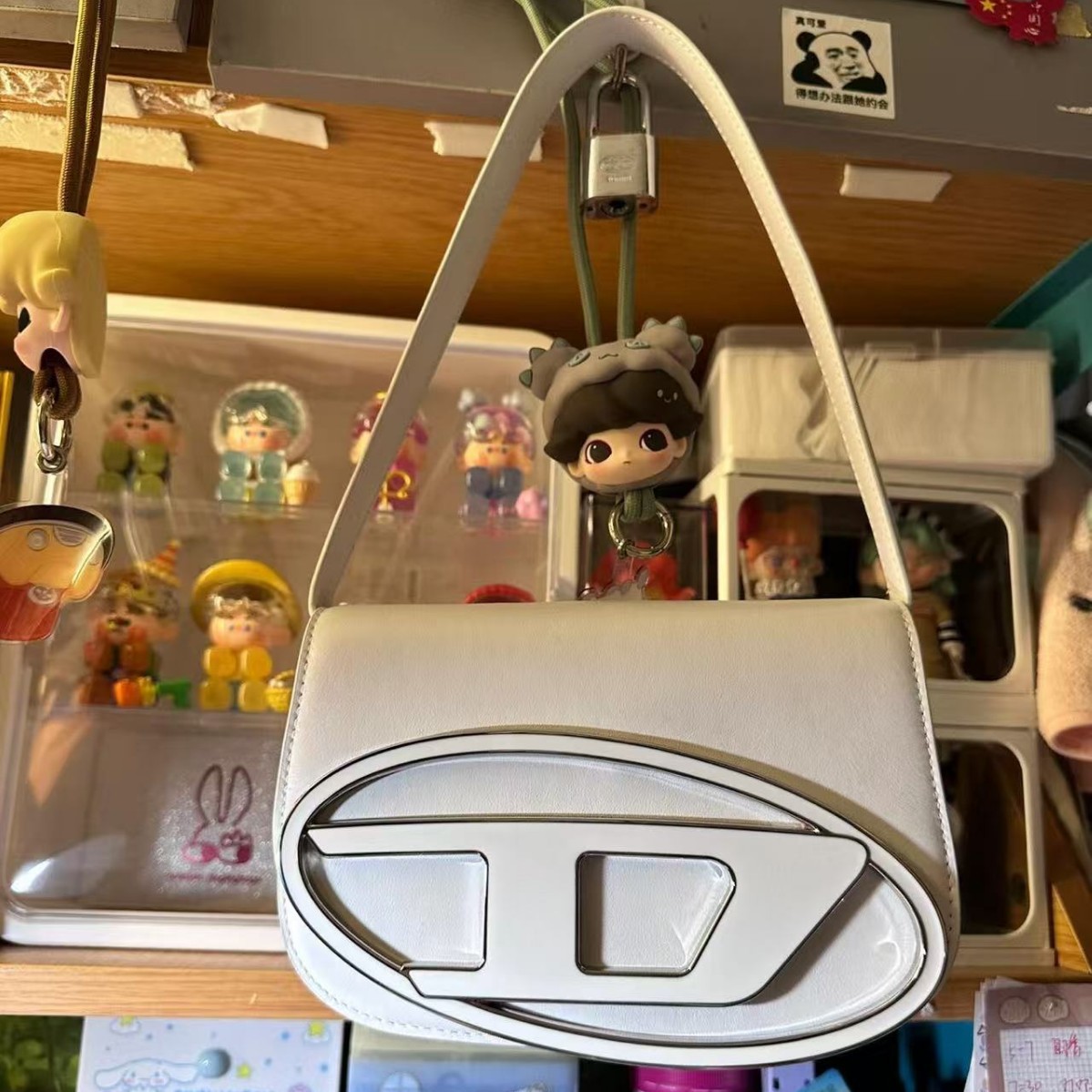 Bolso de hombro/cruzado mini v - Saddle Bag Distressed reseña y precio