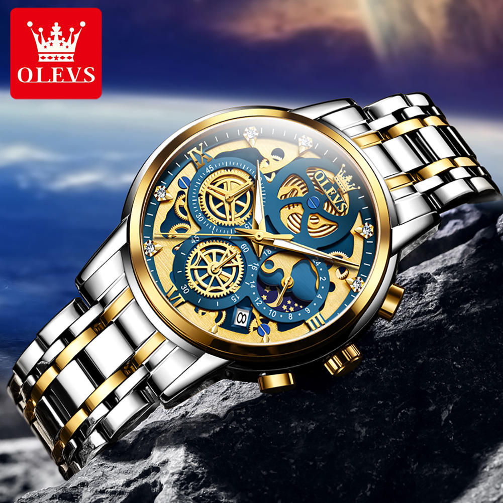 Relojes OLEVS 9947 Originales  - Luxury Bags Brands List reseña y precio