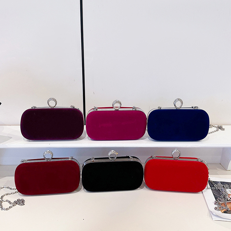 Bolso de mano de terciopelo ne - Luxury Bags Vip reseña y precio